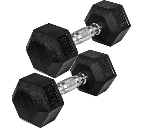 Гантелі шестигранні Movit 2 x 8 кг