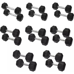 Гателі шестигранні чавунні Kawmet 105 кг