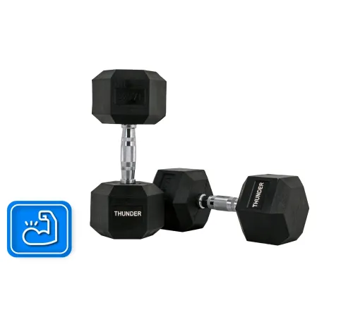 Гантель шестигранна THUNDER 17,5 кг