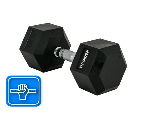 Гантель шестигранна THUNDER 17,5 кг