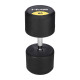 Гантель прогумована HMS HG PRO, 60 кг