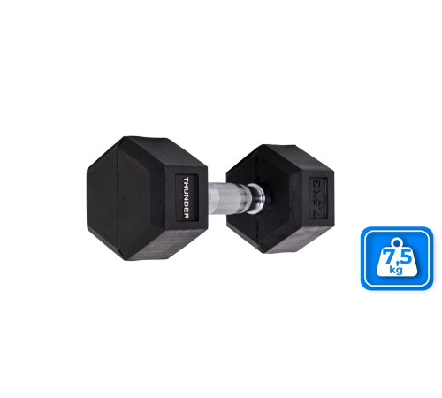 Гантель шестигранна THUNDER 7,5 кг Гантель шестигранна THUNDER 7,5 кг