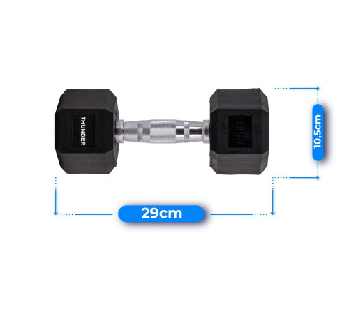 Гантель шестигранна THUNDER 7,5 кг Гантель шестигранна THUNDER 7,5 кг