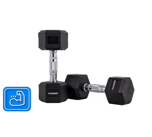 Гантель шестигранна THUNDER 7,5 кг Гантель шестигранна THUNDER 7,5 кг