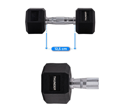 Гантель шестигранна THUNDER 7,5 кг Гантель шестигранна THUNDER 7,5 кг