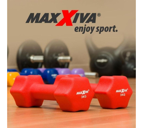 Гантелі неопренові Maxxiva D84987 2 x 3 кг