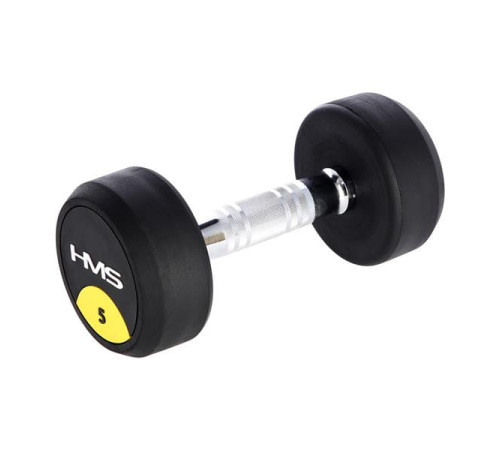 Гантель прогумована HMS HG PRO, 5 кг