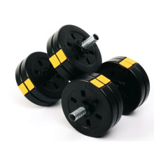Гантелі розбірні Besport PowerPro, 2 х 11 кг