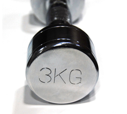 Гантель хромована inSPORTline Crossteel 3 кг Гантель хромована inSPORTline Crossteel 3 кг
