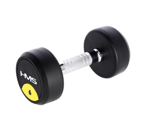 Гантель прогумована HMS HG PRO, 6 кг Гантель прогумована HMS HG PRO, 6 кг