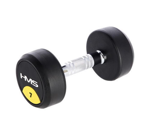 Гантель прогумована HMS HG PRO, 7 кг