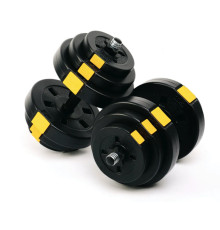Гантелі розбірні Besport PowerPro, 2 х 18,5 кг