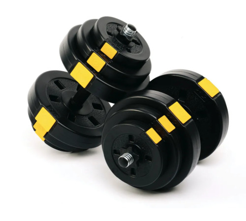 Гантелі розбірні Besport PowerPro, 2 х 18,5 кг