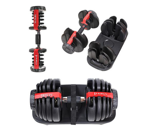 Набір регульованих гантелей HMS SR52 + стійка STR10