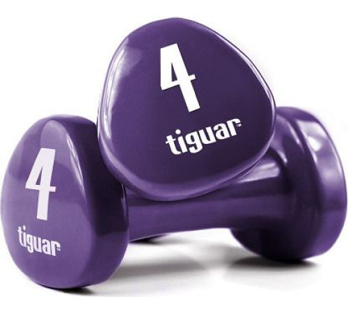 Гантелі Tiguar TI-HW0040 вініл 2 х 4 кг Гантелі Tiguar TI-HW0040 вініл 2 х 4 кг