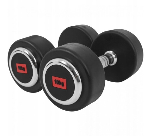 Гантелі прогумовані Gorilla Sports 101088-00008-0029 2 x 12.5 кг