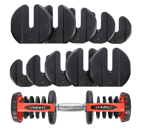 Набір регульованих гантелей HMS SR80 + стійка STR10 PRO