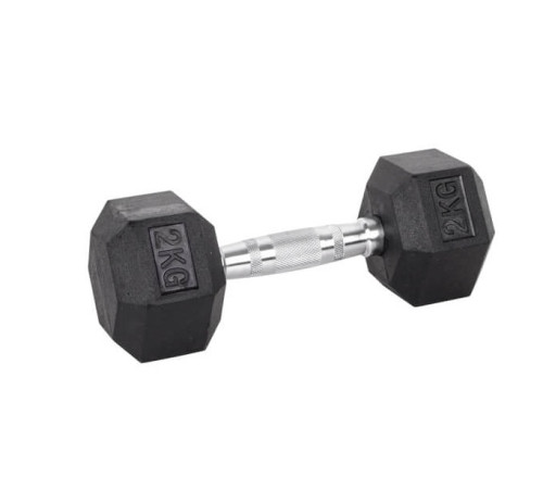 Гантель шестигранна inSPORTline Hexsteel 2 кг