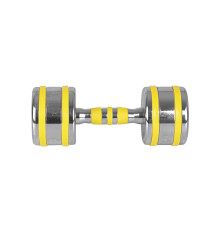  Гантель хромована inSPORTline Yellsteel 10 кг