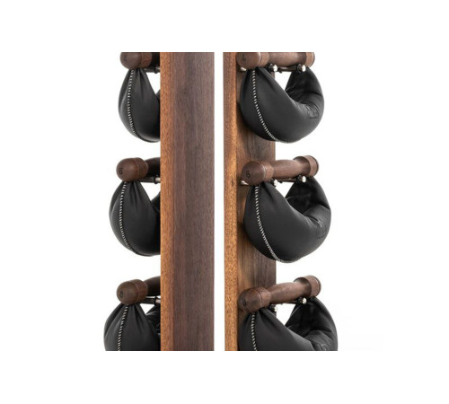 Гантелі з підставкою NOHrD SwingBel Tower 2-8 Kg Set Classic Walnut Leather Гантелі з підставкою NOHrD SwingBel Tower 2-8 Kg Set Classic Walnut Leather