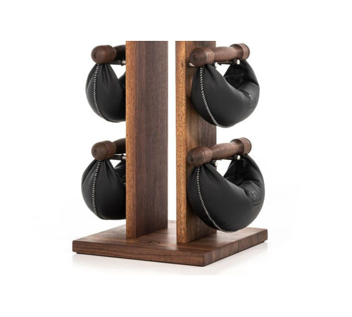Гантелі з підставкою NOHrD SwingBel Tower 2-8 Kg Set Classic Walnut Leather Гантелі з підставкою NOHrD SwingBel Tower 2-8 Kg Set Classic Walnut Leather