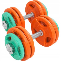 Гантелі Gorilla Sports Gripper 100758-00009-0032 2 x 15 кг