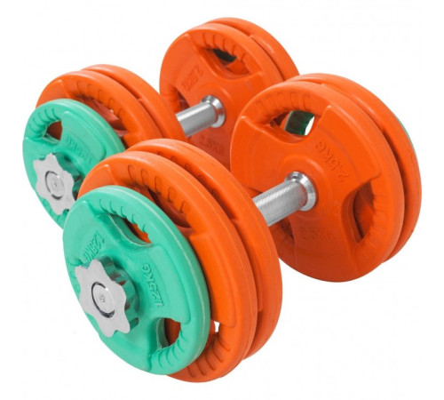 Гантелі Gorilla Sports Gripper 100758-00009-0032 2 x 15 кг