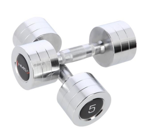 Гантелі сталеві HMS CHD05 2 x 5 кг