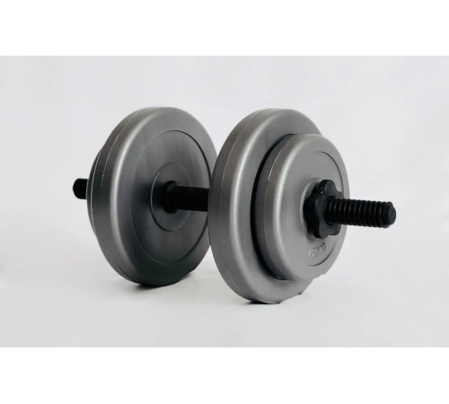 Гантель розбірна WCG 8 кг сіра