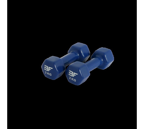 Гантель вінілова 2 кг Bauerfitness AC-1403 Гантель вінілова 2 кг Bauerfitness AC-1403