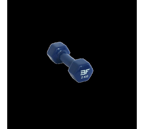 Гантель вінілова 2 кг Bauerfitness AC-1403 Гантель вінілова 2 кг Bauerfitness AC-1403