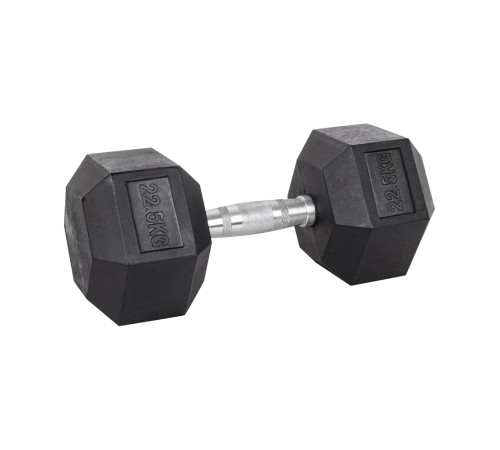 Шестикутна гантель inSPORTline Hexsteel 22,5 кг. Шестикутна гантель inSPORTline Hexsteel 22,5 кг.