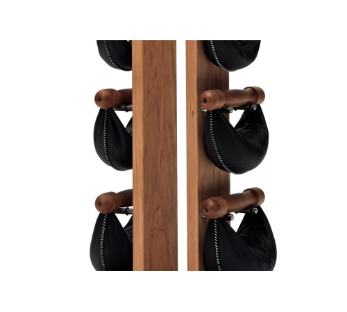 Гантелі з підставкою NOHrD SwingBel Tower 2-8 Kg Set Oxbridge Cherry Leather Гантелі з підставкою NOHrD SwingBel Tower 2-8 Kg Set Oxbridge Cherry Leather
