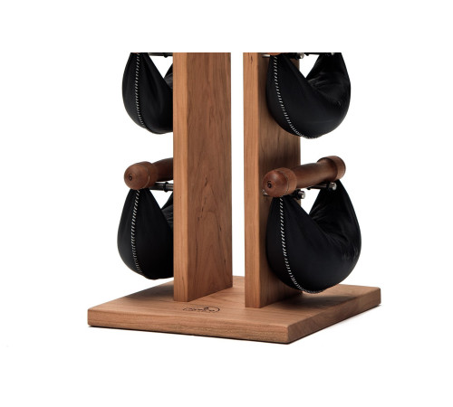 Гантелі з підставкою NOHrD SwingBel Tower 2-8 Kg Set Oxbridge Cherry Leather Гантелі з підставкою NOHrD SwingBel Tower 2-8 Kg Set Oxbridge Cherry Leather