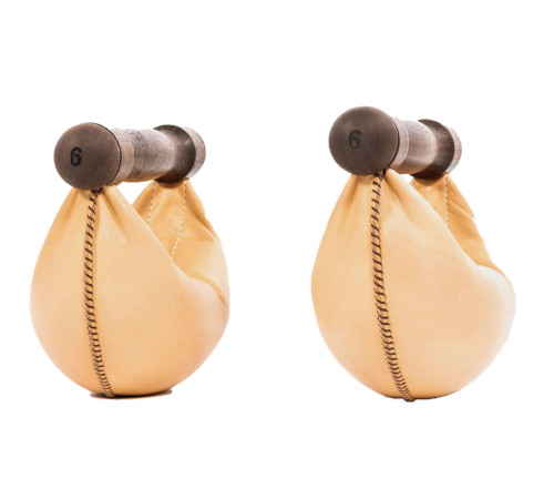 Гантелі NOHRD SwingBell Горіх 2 х 6 кг