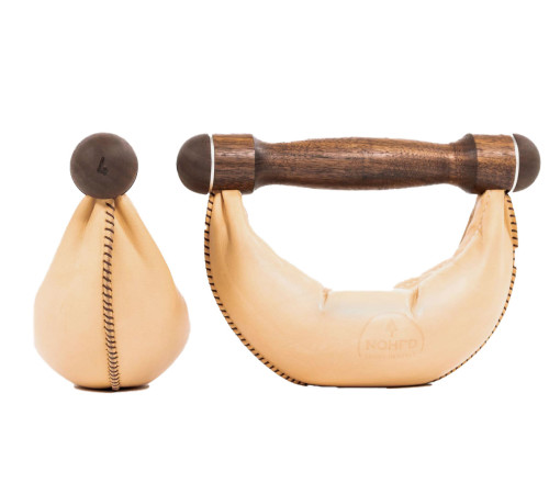 Гантелі NOHRD SwingBell Горіх 2 х 4 кг