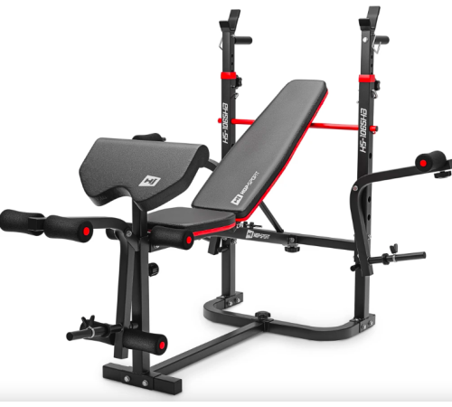 Лава Hop-Sport Elitum Titan HS-1065HB Pro зі штангою та гантелями 109 кг