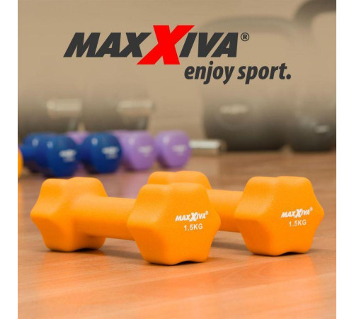 Гантелі Maxxiva неопренові D84989 2 x 1,5 кг