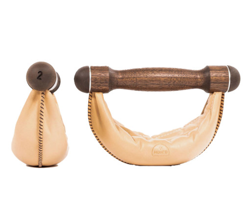 Гантелі NOHRD SwingBell Горіх 2 х 2 кг