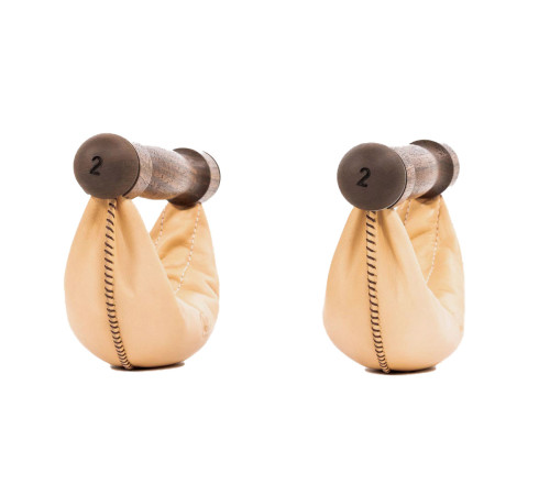 Гантелі NOHRD SwingBell Горіх 2 х 2 кг