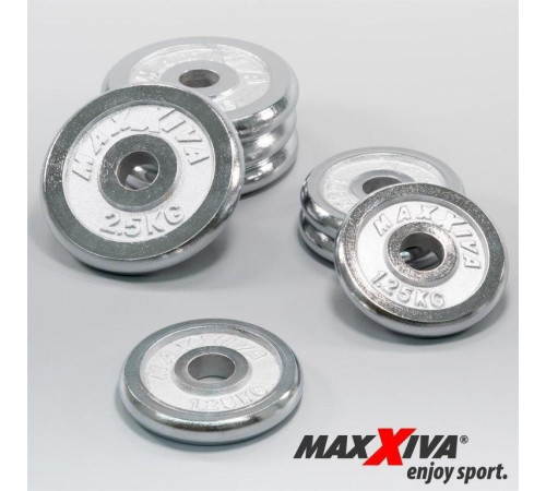 Гантелі Maxxiva D83768 хромовані 2 x 10 кг Гантелі Maxxiva D83768 хромовані 2 x 10 кг