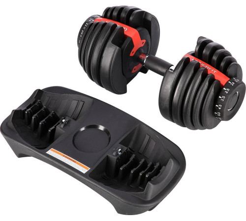 Регульована система гантелей UNDERFIT 24 кг Регульована система гантелей UNDERFIT 24 кг