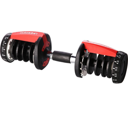 Регульована система гантелей UNDERFIT 24 кг Регульована система гантелей UNDERFIT 24 кг