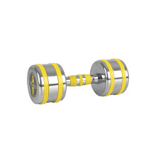Гантель хромована inSPORTline Yellsteel 9 кг