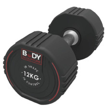 Гантель сталева Body Sculpture TPU BW 133, 12 кг