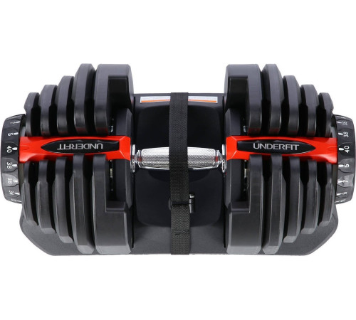 Регульована система гантелей UNDERFIT 40 кг Регульована система гантелей UNDERFIT 40 кг