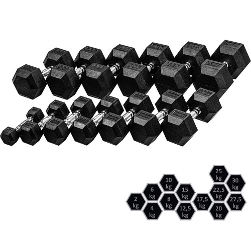 Гантелі шестигранні Movit 2 x 15 кг