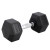 Гантель шестигранна HMS HEX PRO BLACK, 14 кг