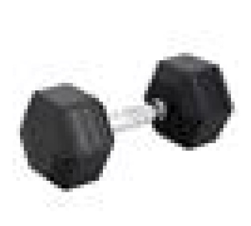 Гантель шестигранна HMS HEX PRO BLACK, 14 кг