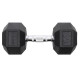 Гантель шестигранна HMS HEX PRO BLACK, 14 кг